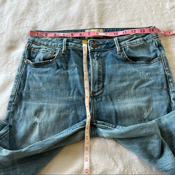 DRIFTWOOD Joyce High Rise Distressed Butterfly Jeans - Picture 6 of 7